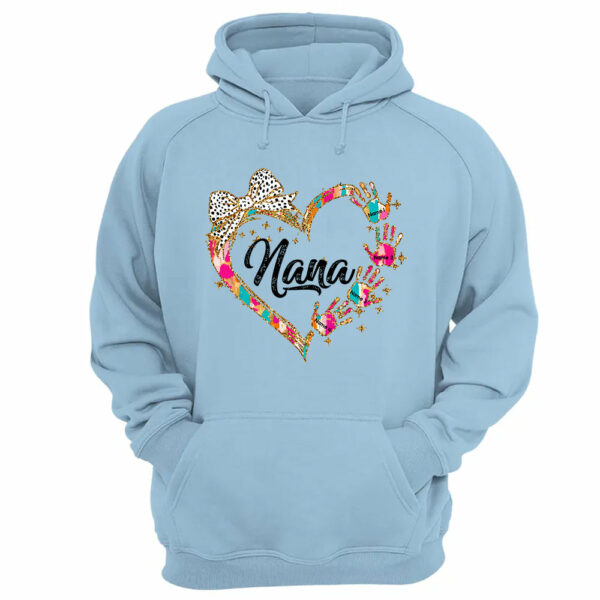 Grandma And Grandkids Coquette Christmas Personalized Shirts, Nickname And Names Can Be Changed - Image 8