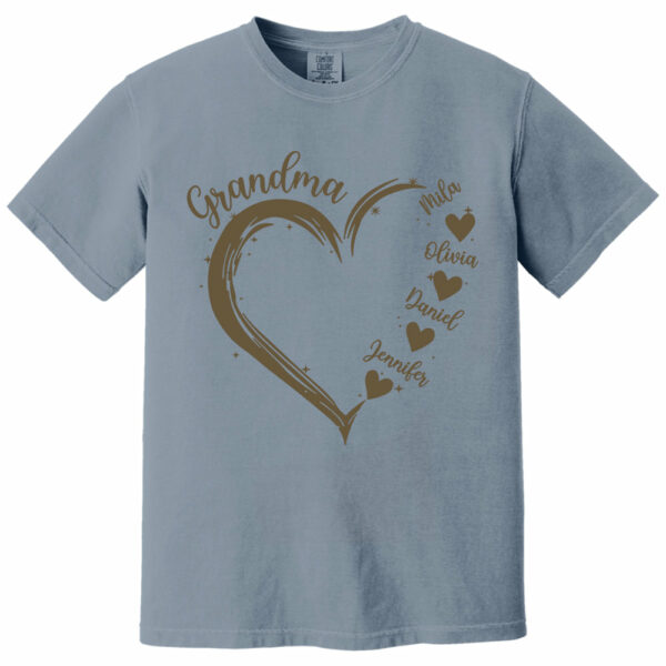 Grandma and Grandkids Hearts, Best Gift Birthday, New Mom Gift Shirt - Image 13