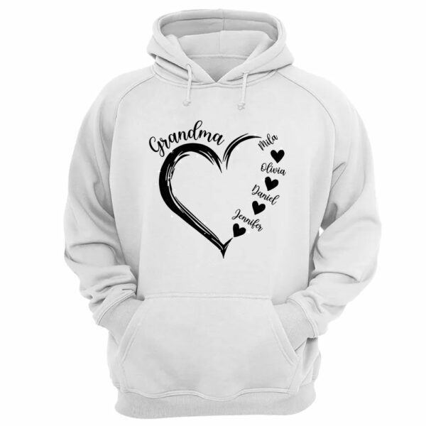 Grandma and Grandkids Hearts, Best Gift Birthday, New Mom Gift Shirt - Image 10