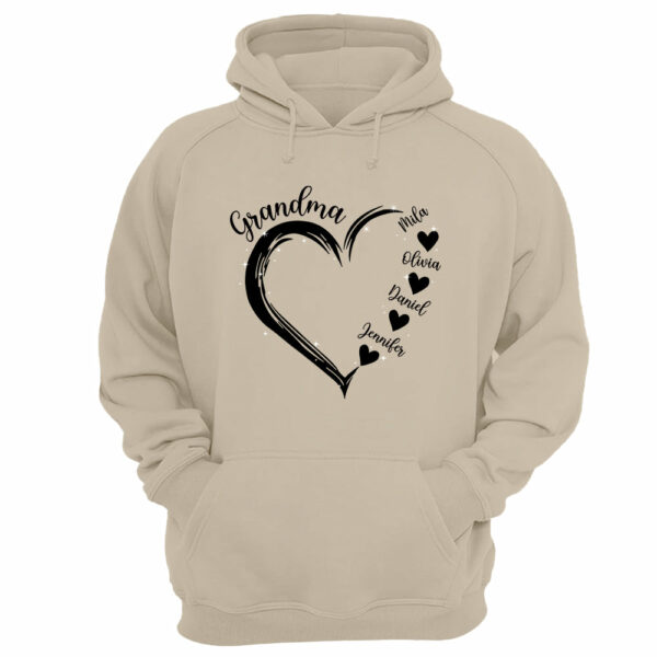 Grandma and Grandkids Hearts, Best Gift Birthday, New Mom Gift Shirt - Image 9