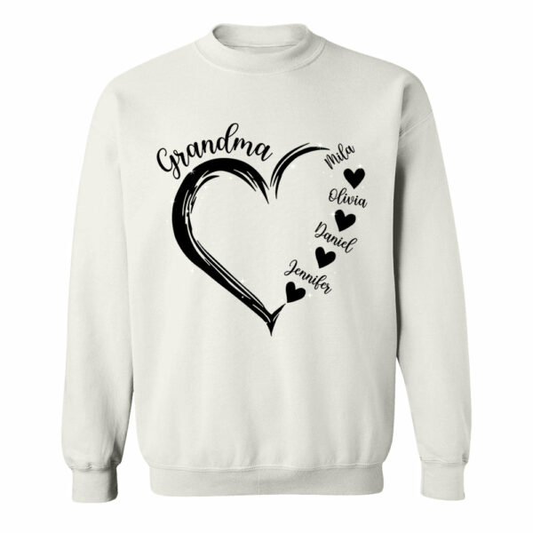 Grandma and Grandkids Hearts, Best Gift Birthday, New Mom Gift Shirt - Image 7