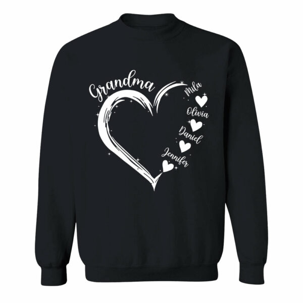 Grandma and Grandkids Hearts, Best Gift Birthday, New Mom Gift Shirt - Image 8