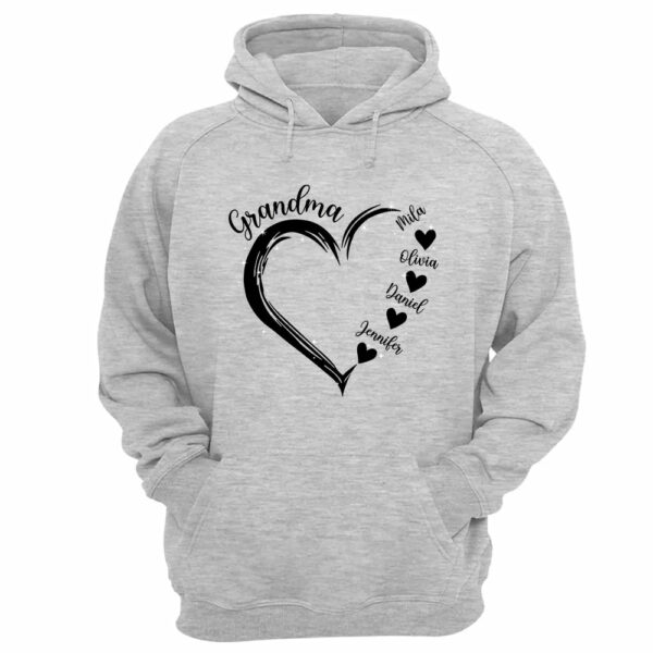 Grandma and Grandkids Hearts, Best Gift Birthday, New Mom Gift Shirt - Image 11