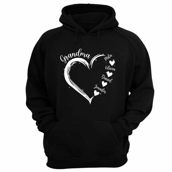 Grandma and Grandkids Hearts, Best Gift Birthday, New Mom Gift Shirt - Image 12