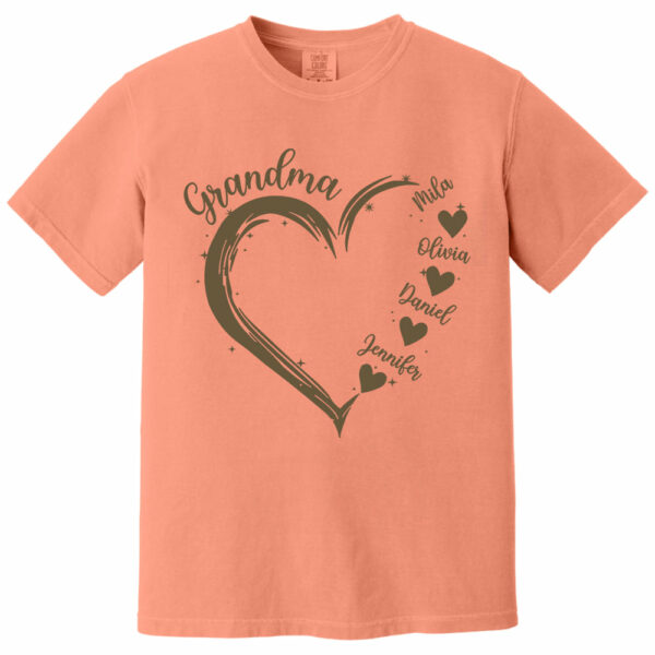 Grandma and Grandkids Hearts, Best Gift Birthday, New Mom Gift Shirt - Image 9