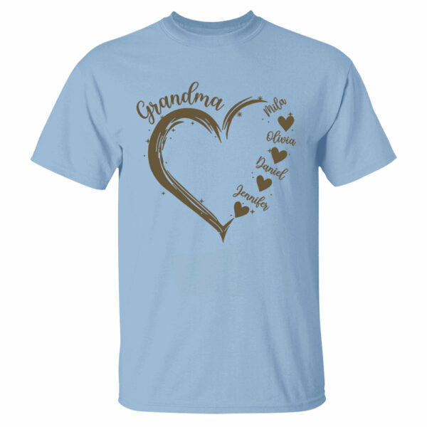 Grandma and Grandkids Hearts, Best Gift Birthday, New Mom Gift Shirt - Image 5