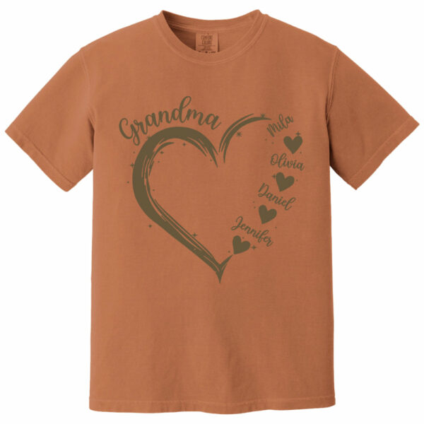 Grandma and Grandkids Hearts, Best Gift Birthday, New Mom Gift Shirt - Image 10