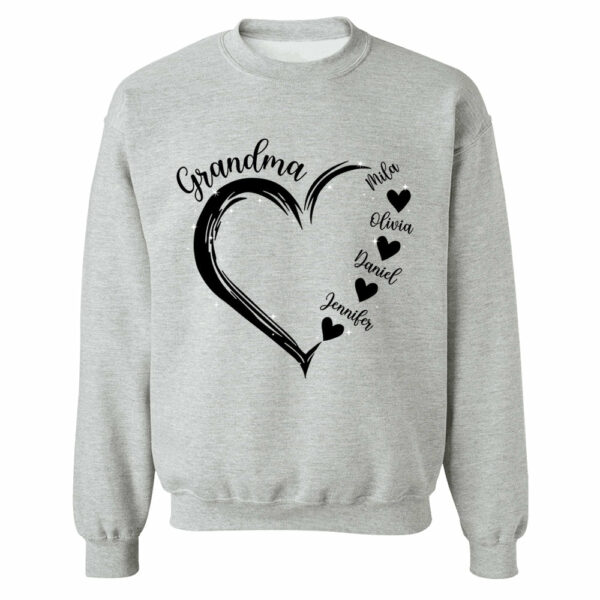 Grandma and Grandkids Hearts, Best Gift Birthday, New Mom Gift Shirt - Image 6