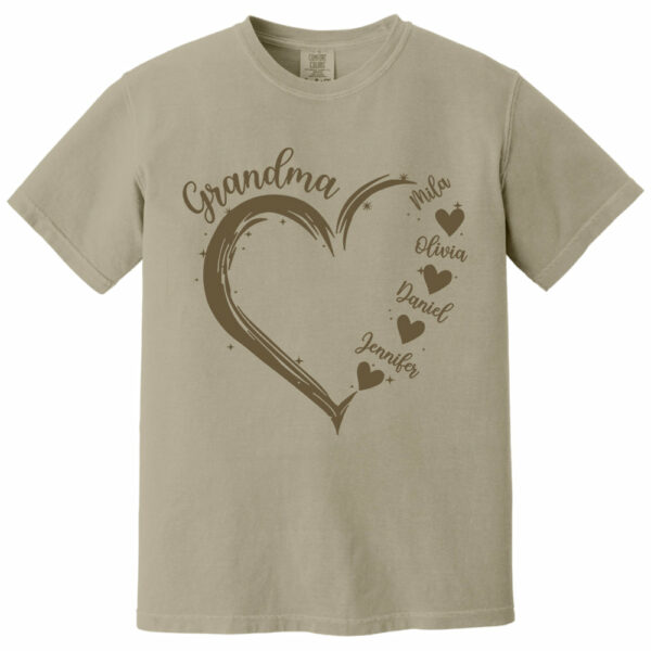 Grandma and Grandkids Hearts, Best Gift Birthday, New Mom Gift Shirt - Image 14