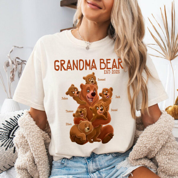 Grandma Bear - Personalized Shirt For Grandma Vr2