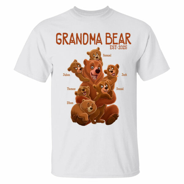 Grandma Bear - Personalized Shirt For Grandma Vr2 - Image 4