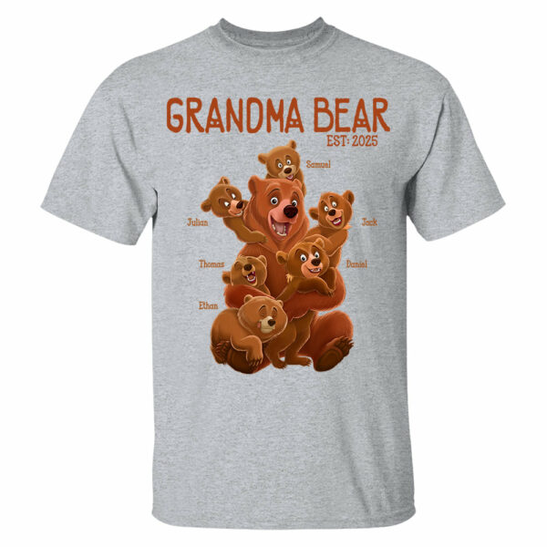 Grandma Bear - Personalized Shirt For Grandma Vr2 - Image 5