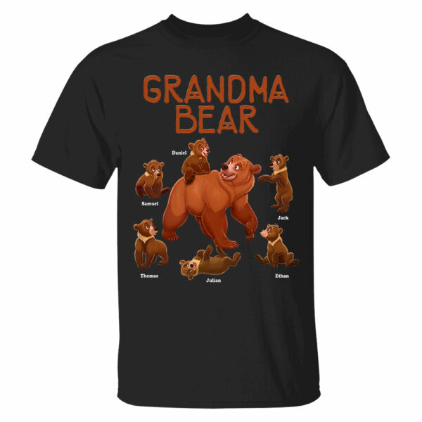 Grandma Bear - Personalized Shirt For Grandma - Image 5