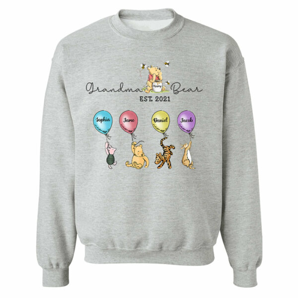 Grandma Bear And Grandkids - Personalized Shirt For Grandma - Image 7