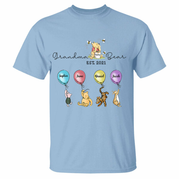 Grandma Bear And Grandkids - Personalized Shirt For Grandma - Image 9