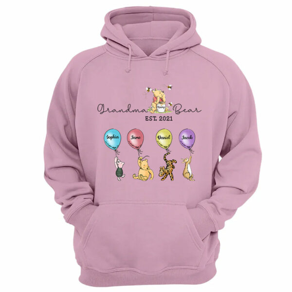 Grandma Bear And Grandkids - Personalized Shirt For Grandma - Image 13
