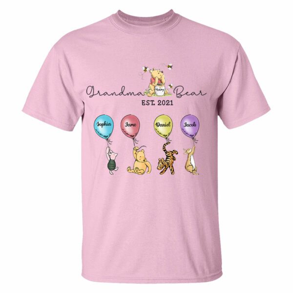 Grandma Bear And Grandkids - Personalized Shirt For Grandma - Image 10