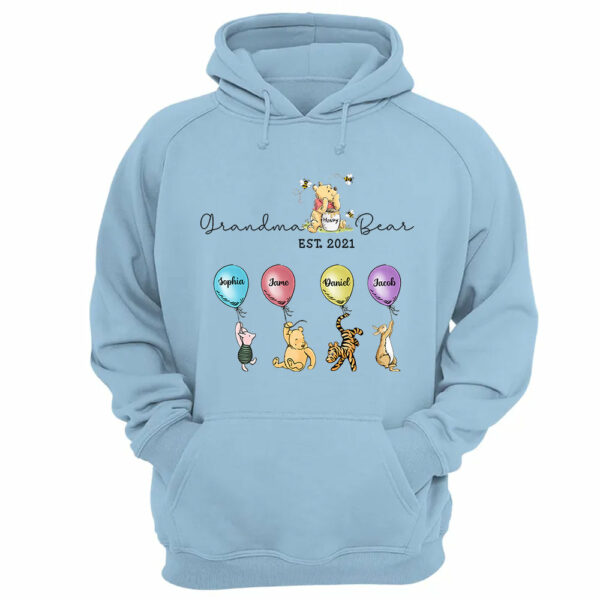 Grandma Bear And Grandkids - Personalized Shirt For Grandma - Image 12