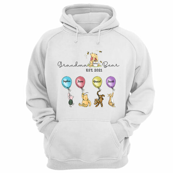 Grandma Bear And Grandkids - Personalized Shirt For Grandma - Image 11