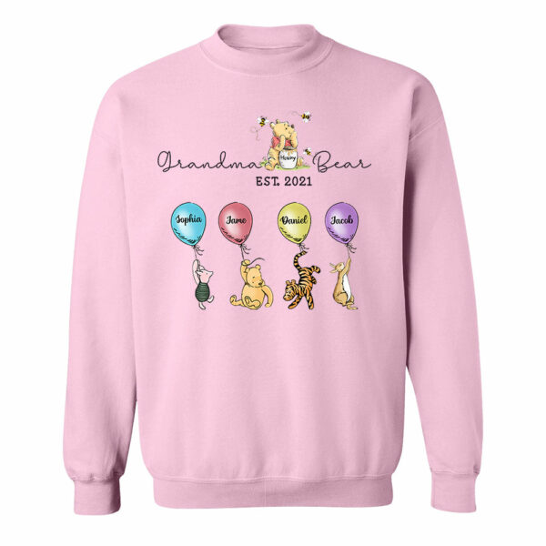 Grandma Bear And Grandkids - Personalized Shirt For Grandma - Image 8
