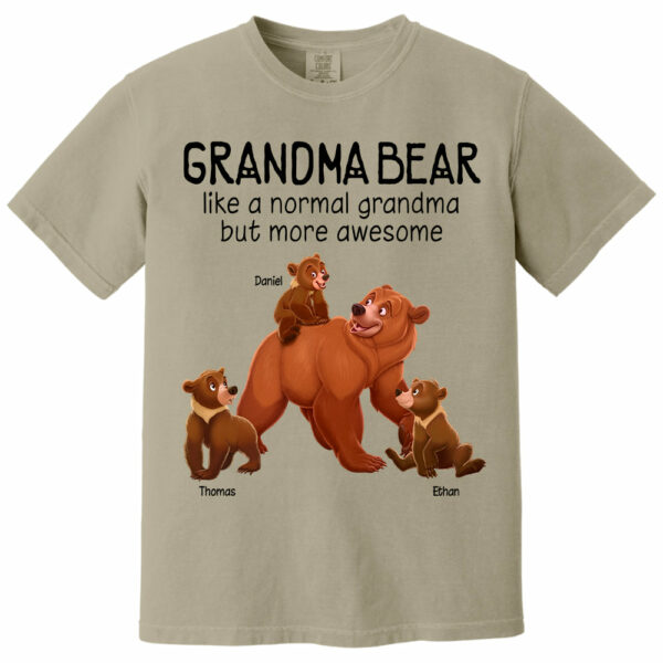 Grandma Bear Like A Normal Grandma But More Awesome - Personalized Shirt For Grandma - Image 13