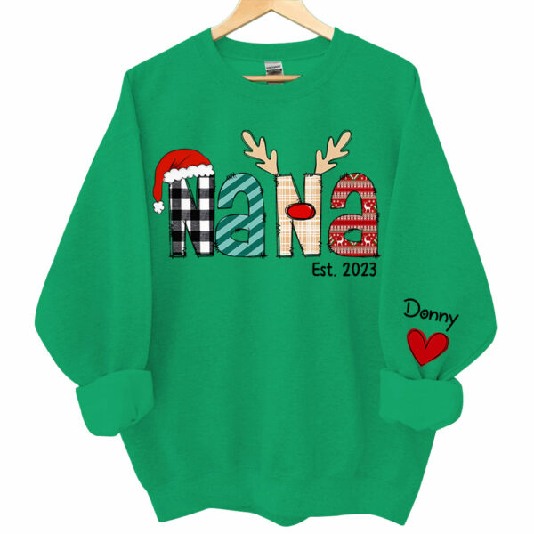 Grandma Est Year - Personalized Grandma With Grandkids Name Shirt - Image 8