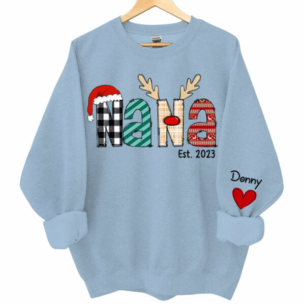 Grandma Est Year - Personalized Grandma With Grandkids Name Shirt - Image 7