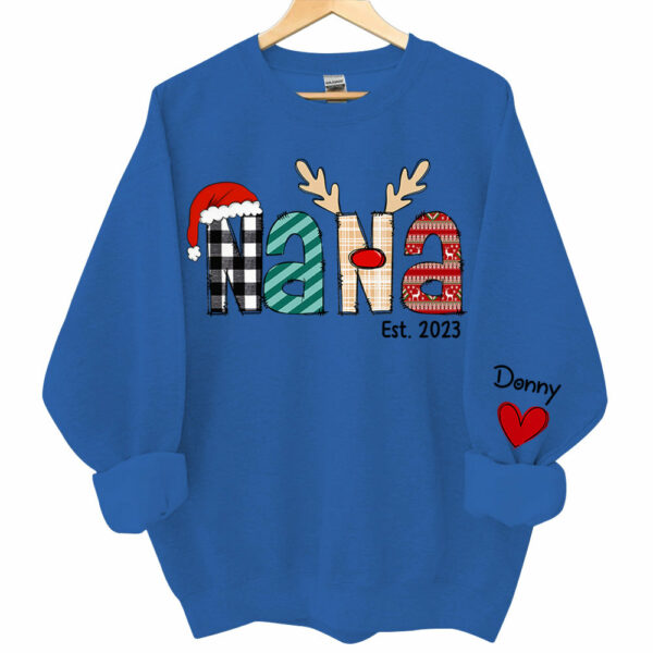 Grandma Est Year - Personalized Grandma With Grandkids Name Shirt - Image 6