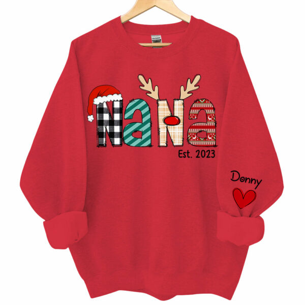 Grandma Est Year - Personalized Grandma With Grandkids Name Shirt - Image 11