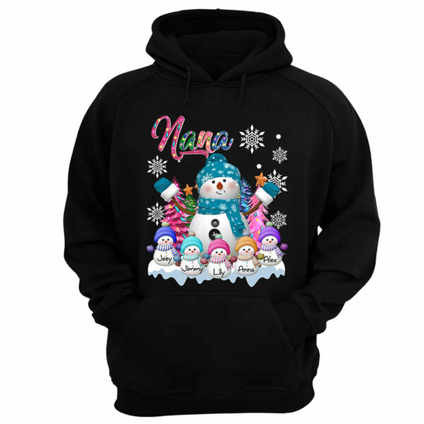 Grandma Snowman & Kid Christmas Tree Personalized Shirt Vr2 - Image 10