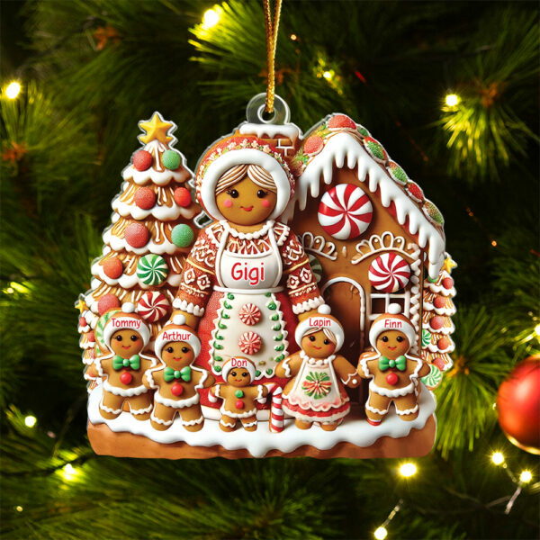 Grandma's Perfect Batch Personalized Grandma Standing Acrylic Ornament - Image 4