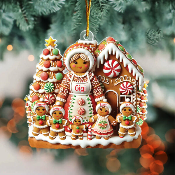 Grandma's Perfect Batch Personalized Grandma Standing Acrylic Ornament - Image 3