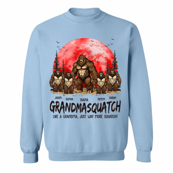 Grandmasquatch Like A Grandma Just Way More Squatchy - Personalized Shirt Gift For Grandma - Image 12