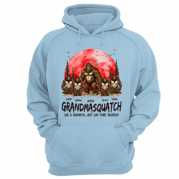 Grandmasquatch Like A Grandma Just Way More Squatchy - Personalized Shirt Gift For Grandma - Image 8