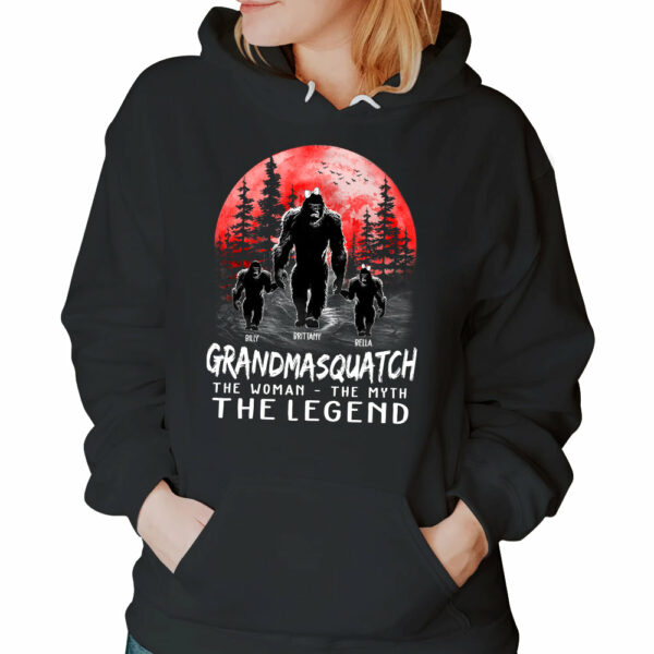 Grandmasquatch The Woman The Myth The Legend - Personalized Shirt - Image 4