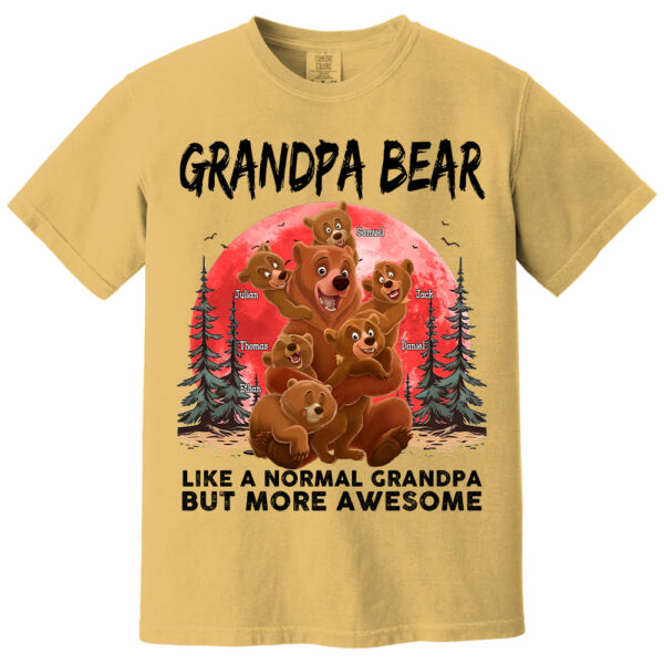 Grandpa Bear Like A Normal Grandpa - Personalized Shirt - Image 10