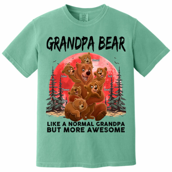 Grandpa Bear Like A Normal Grandpa - Personalized Shirt - Image 13