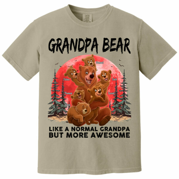 Grandpa Bear Like A Normal Grandpa - Personalized Shirt - Image 14