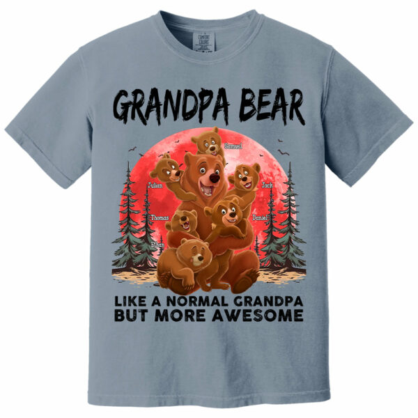 Grandpa Bear Like A Normal Grandpa - Personalized Shirt - Image 11