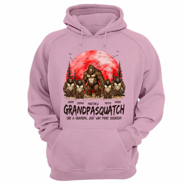 Grandpasquatch Like A Grandpa Just Way More Squatchy - Personalized Shirt Gift For Grandpa - Image 12