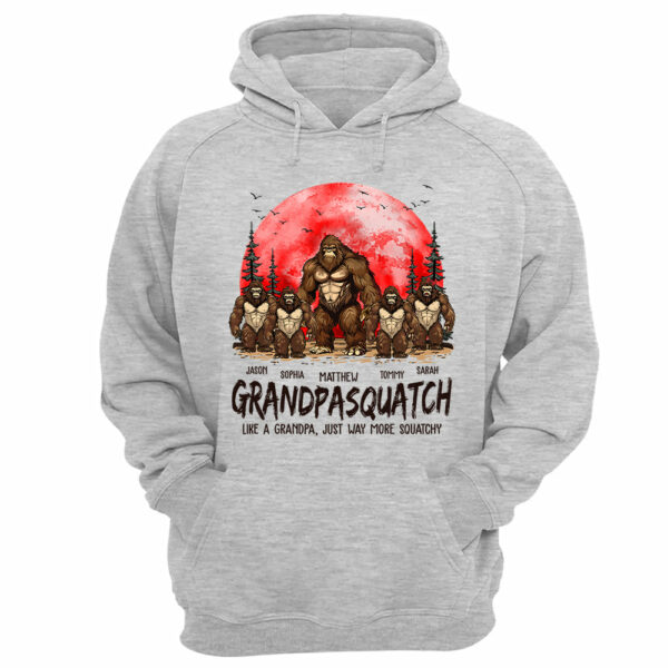 Grandpasquatch Like A Grandpa Just Way More Squatchy - Personalized Shirt Gift For Grandpa - Image 10