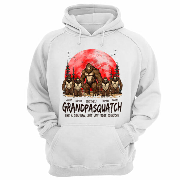 Grandpasquatch Like A Grandpa Just Way More Squatchy - Personalized Shirt Gift For Grandpa - Image 9