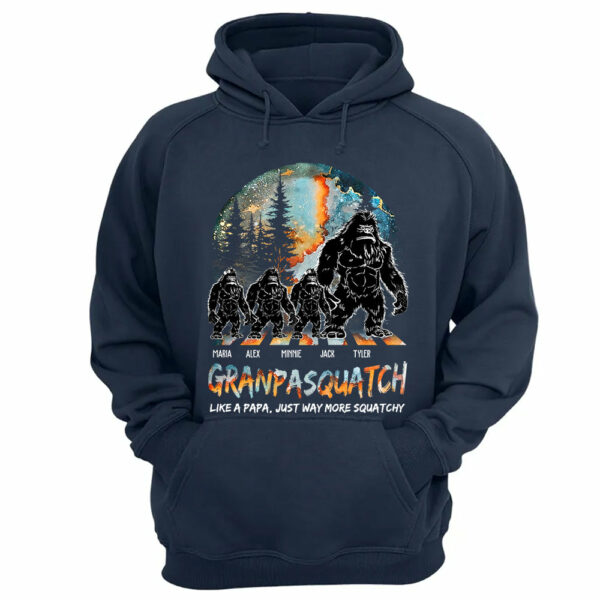 Grandpasquatch Like A Grandpa Just Way More Squatchy Personalized Shirt For Dad Grandpa - Image 11