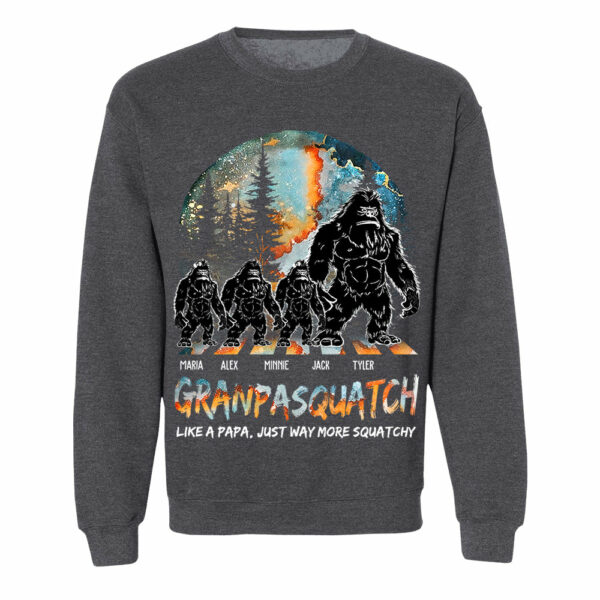 Grandpasquatch Like A Grandpa Just Way More Squatchy Personalized Shirt For Dad Grandpa - Image 7