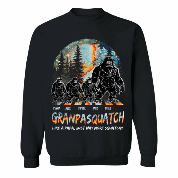 Grandpasquatch Like A Grandpa Just Way More Squatchy Personalized Shirt For Dad Grandpa - Image 6