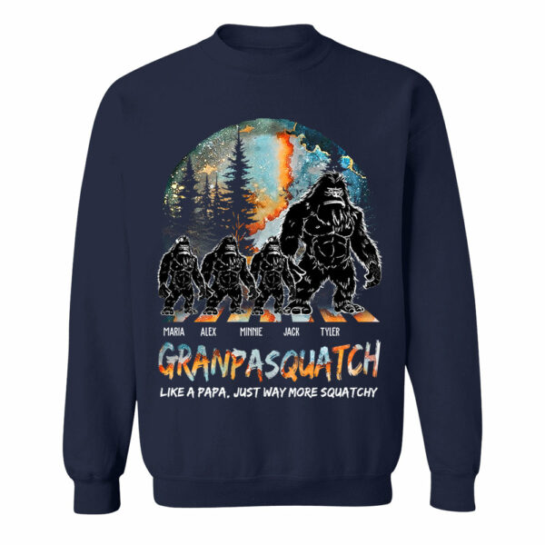 Grandpasquatch Like A Grandpa Just Way More Squatchy Personalized Shirt For Dad Grandpa - Image 8