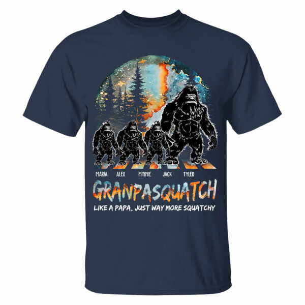 Grandpasquatch Like A Grandpa Just Way More Squatchy Personalized Shirt For Dad Grandpa - Image 3
