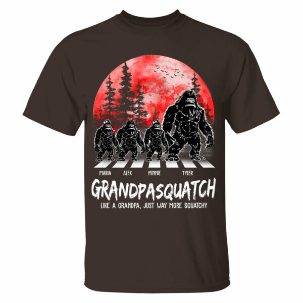 Grandpasquatch Like A Grandpa Just Way More Squatchy Personalized Shirt - Image 2