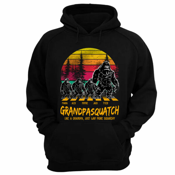 Grandpasquatch Like A Grandpa Just Way More Squatchy Personalized Vintage Shirt - Image 9