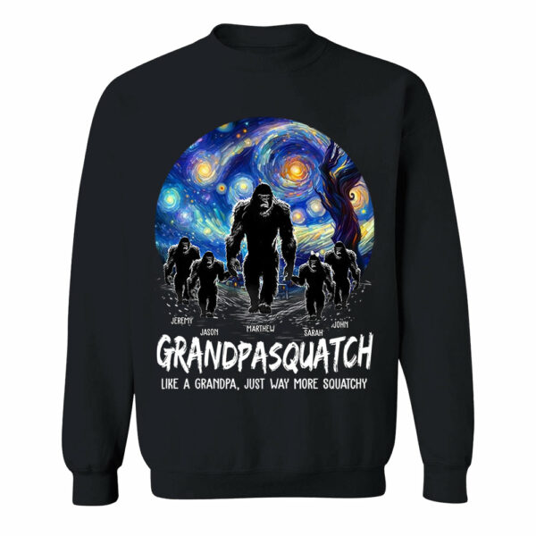 Grandpasquatch Personalized Shirt - Father's Day Gift For Family Members - Image 8